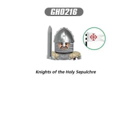 Medieval Knight Serie Figures Building Blocks Warrior Soldiers Guards Lion Heart Hospital Teutonic Knight Battle Pastor Kid Gift