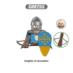 Medieval Knight Serie Figures Building Blocks Warrior Soldiers Guards Lion Heart Hospital Teutonic Knight Battle Pastor Kid Gift