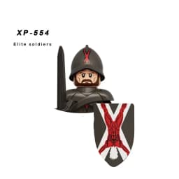 Medieval Knight Serie Figures Building Blocks Warrior Soldiers Guards Lion Heart Hospital Teutonic Knight Battle Pastor Kid Gift
