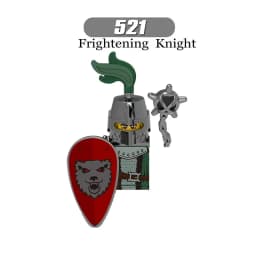 Medieval Knight Serie Figures Building Blocks Warrior Soldiers Guards Lion Heart Hospital Teutonic Knight Battle Pastor Kid Gift