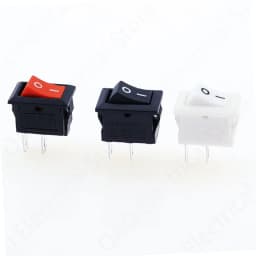 5/10Pcs Push Button Switch 10x15mm SPST 2Pin 3A 250V KCD11 Snap-in On/Off Rocker Switch 10MM*15MM Black Red and White