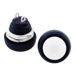 6Pcs PBS-33b 2Pin Mini Switch 12mm 12V 1A Waterproof momentary Push button Switch since the reset Non-locking