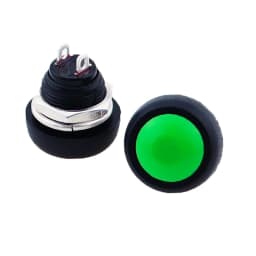 6Pcs PBS-33b 2Pin Mini Switch 12mm 12V 1A Waterproof momentary Push button Switch since the reset Non-locking