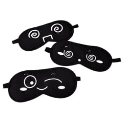 1pc Sleeping Eye Mask Black Mask Travel Sleep Tools Bandage On Eyes Black Eye Shade Sleep Mask