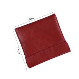 PU Leather Wallet For Women Men Coin Purse Solid Black Red Money Bag Unisex Quality Credit Card Holder Travel Mini Handbag Hot