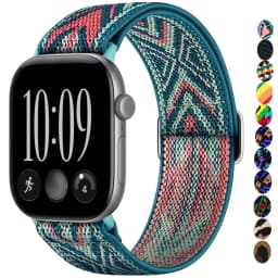 Scrunchie Strap for Apple Watch Band 45mm 44mm 40mm 41mm 42mm 46mm 49mm Elastic Nylon Bracelet iWatch 12 11 9 8 7 6 5 SE Ultra 4