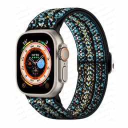 Scrunchie Strap for Apple Watch Band 45mm 44mm 40mm 41mm 42mm 46mm 49mm Elastic Nylon Bracelet iWatch 12 11 9 8 7 6 5 SE Ultra 4