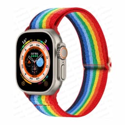 Scrunchie Strap for Apple Watch Band 45mm 44mm 40mm 41mm 42mm 46mm 49mm Elastic Nylon Bracelet iWatch 12 11 9 8 7 6 5 SE Ultra 4