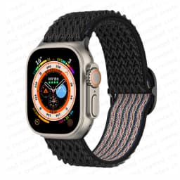 Scrunchie Strap for Apple Watch Band 45mm 44mm 40mm 41mm 42mm 46mm 49mm Elastic Nylon Bracelet iWatch 12 11 9 8 7 6 5 SE Ultra 4