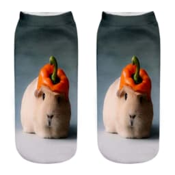 Fashion Animal Socks 3D Printed Funny Kawaii Women Cute Pets Fitness Hamster Sokken Many Style Cool Dropship