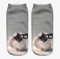 Fashion Animal Socks 3D Printed Funny Kawaii Women Cute Pets Fitness Hamster Sokken Many Style Cool Dropship