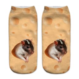 Fashion Animal Socks 3D Printed Funny Kawaii Women Cute Pets Fitness Hamster Sokken Many Style Cool Dropship