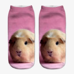 Fashion Animal Socks 3D Printed Funny Kawaii Women Cute Pets Fitness Hamster Sokken Many Style Cool Dropship