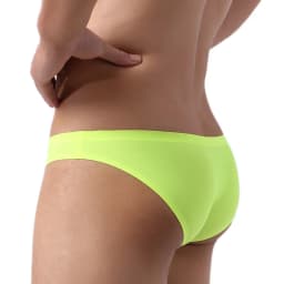 WIDYZON Men Sexy Underwear Briefs Seamless Breathable Men Briefs U Convex Pouch Mesh Solid Male Panties Calzoncillos Underpants