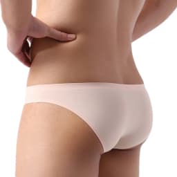 WIDYZON Men Sexy Underwear Briefs Seamless Breathable Men Briefs U Convex Pouch Mesh Solid Male Panties Calzoncillos Underpants