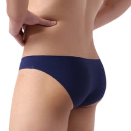 WIDYZON Men Sexy Underwear Briefs Seamless Breathable Men Briefs U Convex Pouch Mesh Solid Male Panties Calzoncillos Underpants