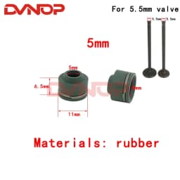 10pcs Motorcycle Valve Oil Seal For Honda CG125 CG150 Yamaha YP250 GS 150cc 125cc 200cc JH70 GY6 50 125 250 SCOOTER MOPED