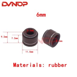 10pcs Motorcycle Valve Oil Seal For Honda CG125 CG150 Yamaha YP250 GS 150cc 125cc 200cc JH70 GY6 50 125 250 SCOOTER MOPED