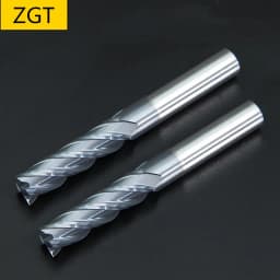 1PC High Quality Cnc Endmill HRC50 4 Flute Metal Cutter 1mm 2mm 3mm 4mm 6mm 8mm 10mm 12mm Alloy Carbide Milling Cutter End Mill