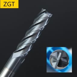 1PC High Quality Cnc Endmill HRC50 4 Flute Metal Cutter 1mm 2mm 3mm 4mm 6mm 8mm 10mm 12mm Alloy Carbide Milling Cutter End Mill