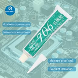 704 705 703 706 Fixed High Temperature Resistant Silicone Rubber Electronic Sealant Sealing Glue Waterproof Silicone Adhesive