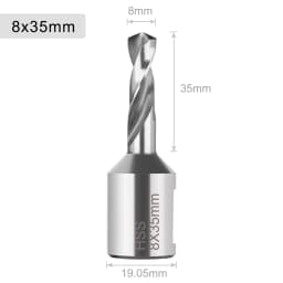 1pc HSS Hole Cutter 6-60mm Weldon Shank Hole Saw Hollow Drill Bit HSS Core Drill Bit For Metal Drilling Tools
