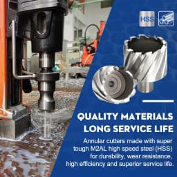 1pc HSS Hole Cutter 6-60mm Weldon Shank Hole Saw Hollow Drill Bit HSS Core Drill Bit For Metal Drilling Tools