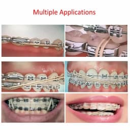 5Bags Dental Orthodontic Rubber Band Zoo Pack Rubber Bands Latex Braces 3.5Oz/5Oz/6.5Oz Optional