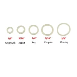 5Bags Dental Orthodontic Rubber Band Zoo Pack Rubber Bands Latex Braces 3.5Oz/5Oz/6.5Oz Optional