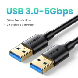 Ugreen USB to USB Extension Cable USB 2.0 3.0 Cable Male to Male USB Extender For Hard Disk Xiaomi TV Box USB Extension Cord