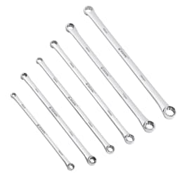 EZARC Double End CRV Wrench Metric 8-10 9-11 12-13 14-15 16-17 18-19mm Extra Long Aviation Spanner Heavy-Duty Box End 1-pieces