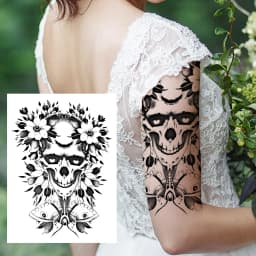 Watercolor Lion Tiger Temporary Tattoo For Women Men Atult Kid Realistic Fake Animal Tattoo Sticker Water Transfer Tatoos Thigh