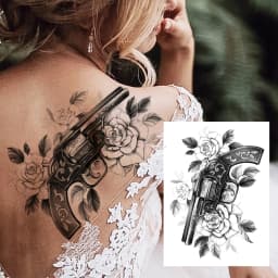 Watercolor Lion Tiger Temporary Tattoo For Women Men Atult Kid Realistic Fake Animal Tattoo Sticker Water Transfer Tatoos Thigh