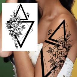 Watercolor Lion Tiger Temporary Tattoo For Women Men Atult Kid Realistic Fake Animal Tattoo Sticker Water Transfer Tatoos Thigh