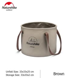 Naturehike Folding Bucket Waterproof Water Sink Bucket Portable OutdoorTravel Foldable Water Basin Camping Hiking Storage Bucket