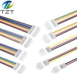 10/30Sets JST XH2.54 XH 2.54mm Wire Cable Connector 2/3/4/5/6/7/8/9/10 Pin Pitch Male Female Plug Socket 20cm Wire Length 26AWG