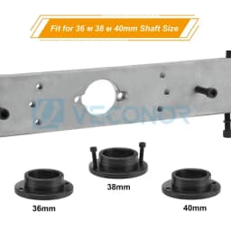 Motorcycle TIre Adaptor for Wheel Balancer with 10mm/16mm Installation Hole Motorcycle Tyre Balancing Tool 36 38 40mm Shaft Size