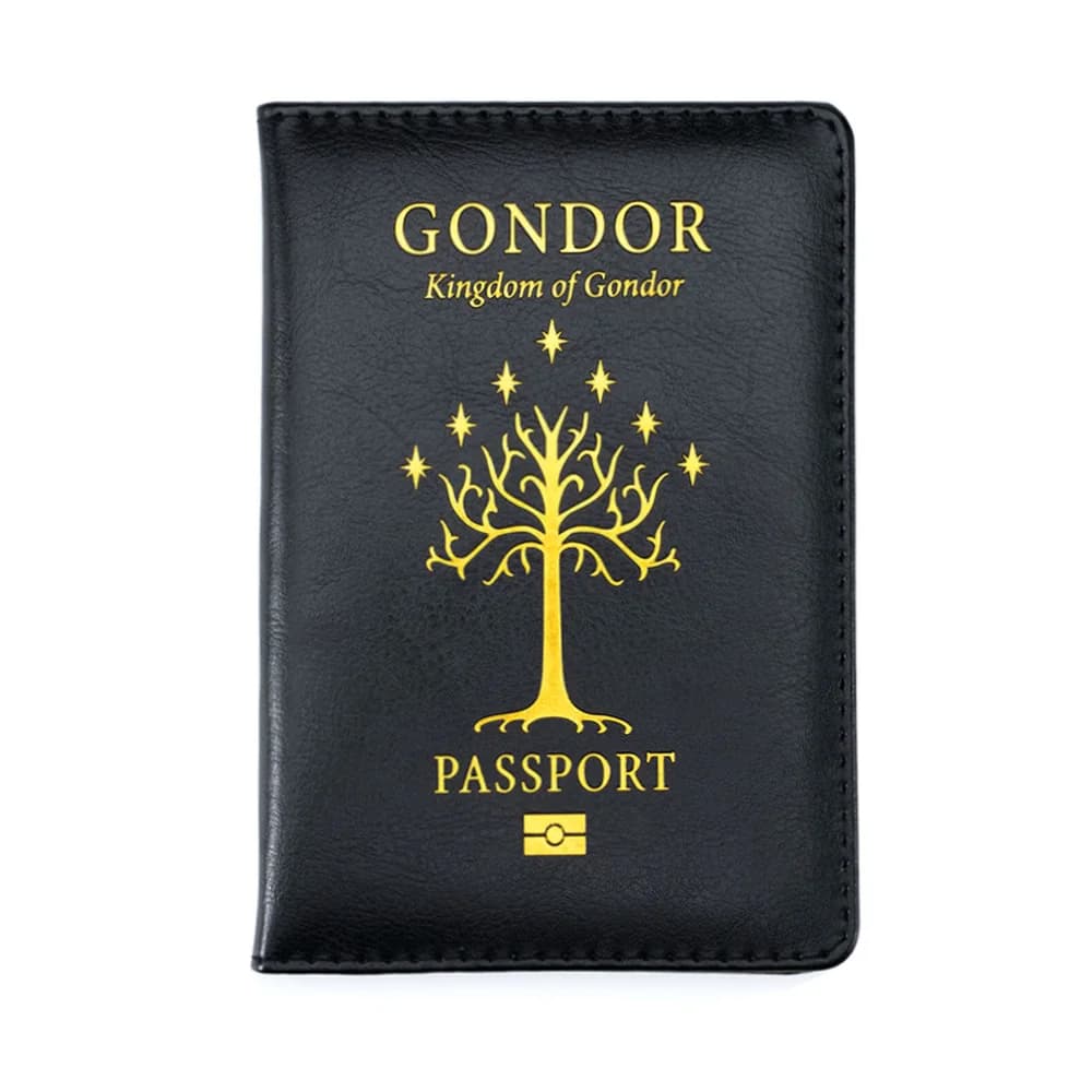 Travel accessories Gondor Middle earth Tree of life Passport Cover for Mens Gift Passport Holder Drop Shipping