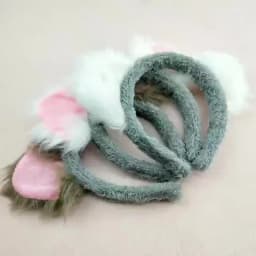 Adult Kids Party Koala Bear Ear Headband Bow Tie Tail Set Gifts Animal Hair Bands Plush Birthday Halloween Costume Cosplay