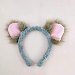 Adult Kids Party Koala Bear Ear Headband Bow Tie Tail Set Gifts Animal Hair Bands Plush Birthday Halloween Costume Cosplay
