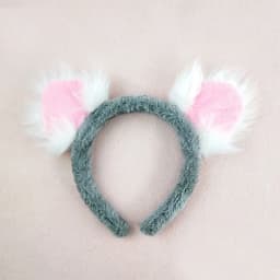 Adult Kids Party Koala Bear Ear Headband Bow Tie Tail Set Gifts Animal Hair Bands Plush Birthday Halloween Costume Cosplay