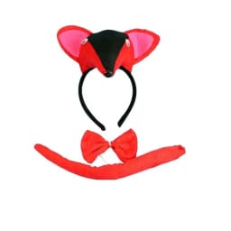 Adult Kids Party Koala Bear Ear Headband Bow Tie Tail Set Gifts Animal Hair Bands Plush Birthday Halloween Costume Cosplay
