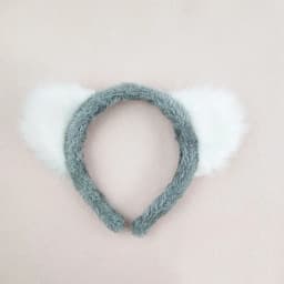 Adult Kids Party Koala Bear Ear Headband Bow Tie Tail Set Gifts Animal Hair Bands Plush Birthday Halloween Costume Cosplay
