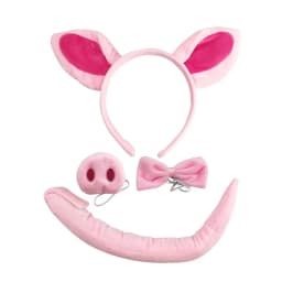 Adult Kids Party Koala Bear Ear Headband Bow Tie Tail Set Gifts Animal Hair Bands Plush Birthday Halloween Costume Cosplay