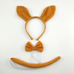 Adult Kids Party Koala Bear Ear Headband Bow Tie Tail Set Gifts Animal Hair Bands Plush Birthday Halloween Costume Cosplay