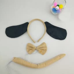 Adult Kids Party Koala Bear Ear Headband Bow Tie Tail Set Gifts Animal Hair Bands Plush Birthday Halloween Costume Cosplay
