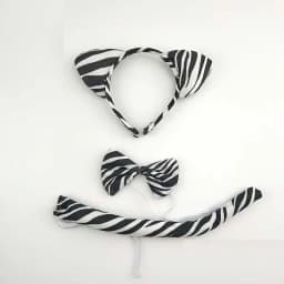 Adult Kids Party Koala Bear Ear Headband Bow Tie Tail Set Gifts Animal Hair Bands Plush Birthday Halloween Costume Cosplay