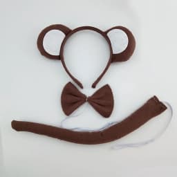 Adult Kids Party Koala Bear Ear Headband Bow Tie Tail Set Gifts Animal Hair Bands Plush Birthday Halloween Costume Cosplay