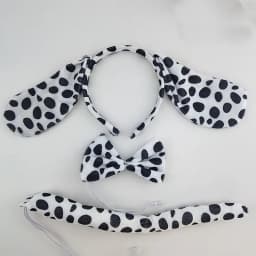 Adult Kids Party Koala Bear Ear Headband Bow Tie Tail Set Gifts Animal Hair Bands Plush Birthday Halloween Costume Cosplay