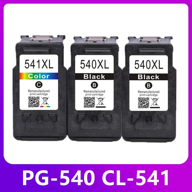 For Canon PG-540 PG540 CL541 CL-541 Ink Cartridges PG 540 CL 541 PIXMA MG3250 MG3255 MG3550 MG4100 MG4150 MG4200 MG4250 PG-540XL